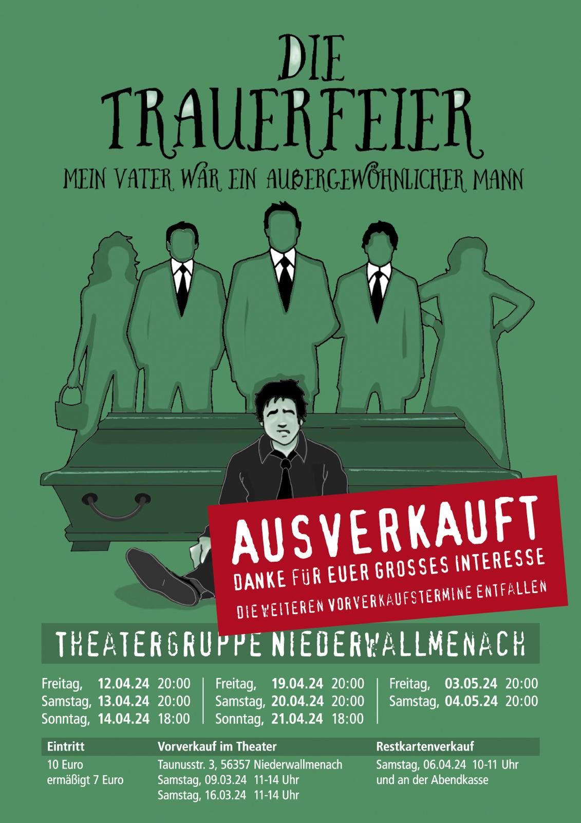 Plakat Ausverkauft